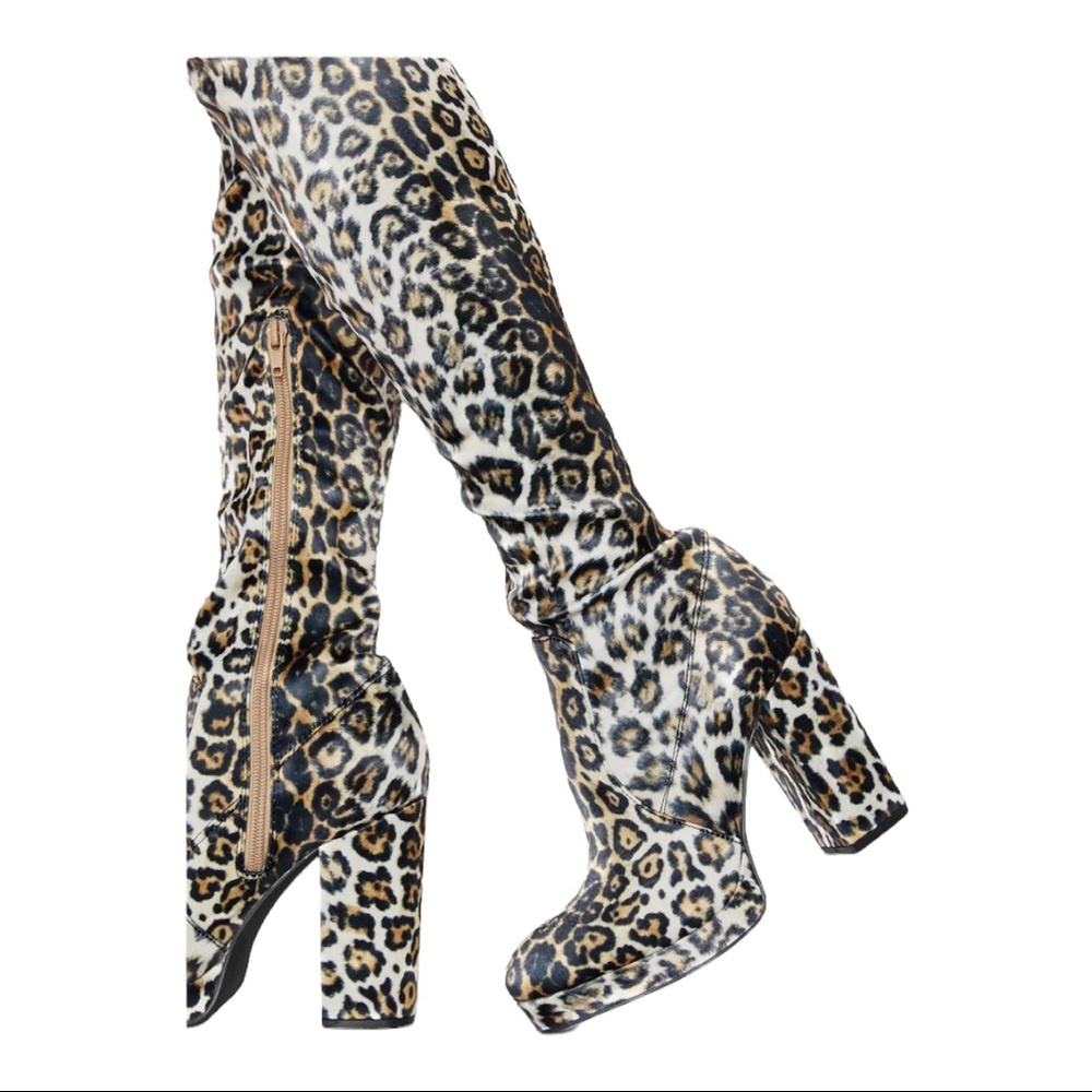 Sugar Thrillz Wrath Of Wifey Thigh High Boots (NWT)